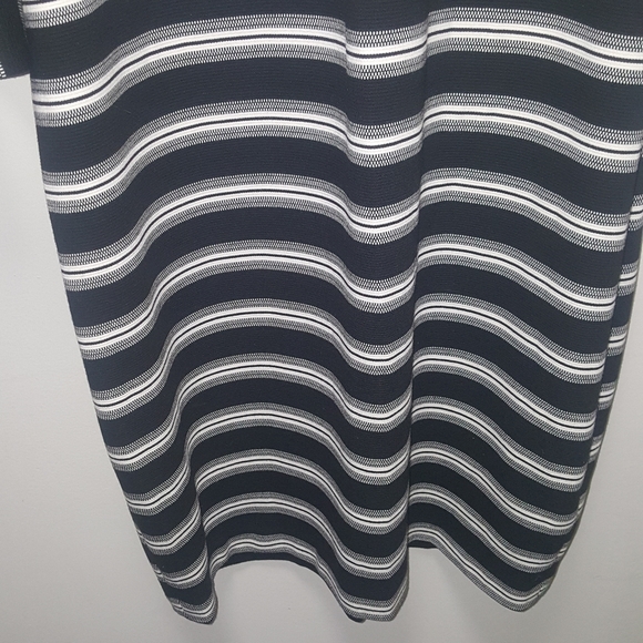 Calvin Klein Stripe Bell Sleeve Dress - Picture 5 of 6